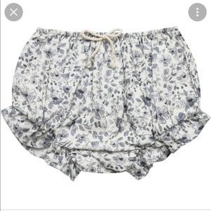 RYLEE & CRU BLUE FLORAL FLUTTER BLOOMER